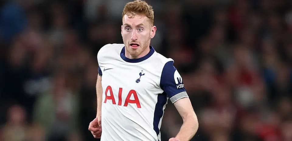 Player running during a match for Tottenham Hotspur