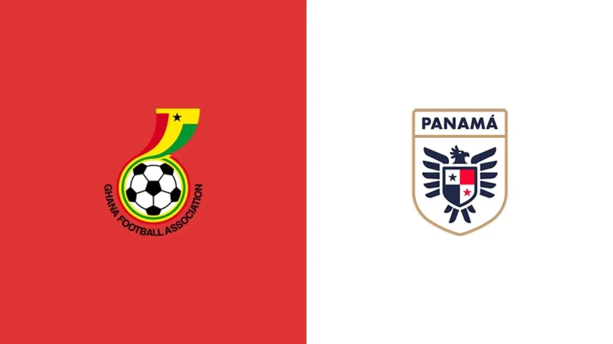 Logos of Ghana and Panama football associations
