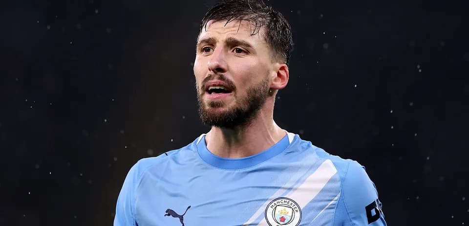 Player wearing Manchester City jersey during match