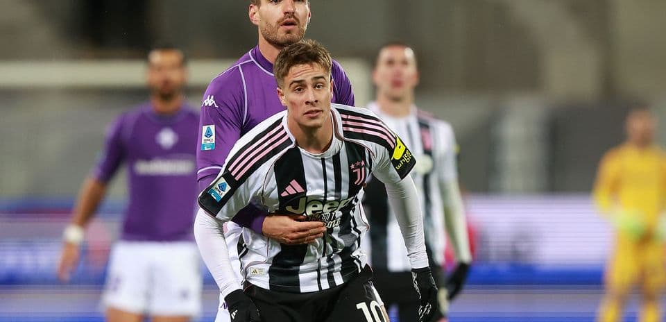 Juventus players during Serie A match against Fiorentina