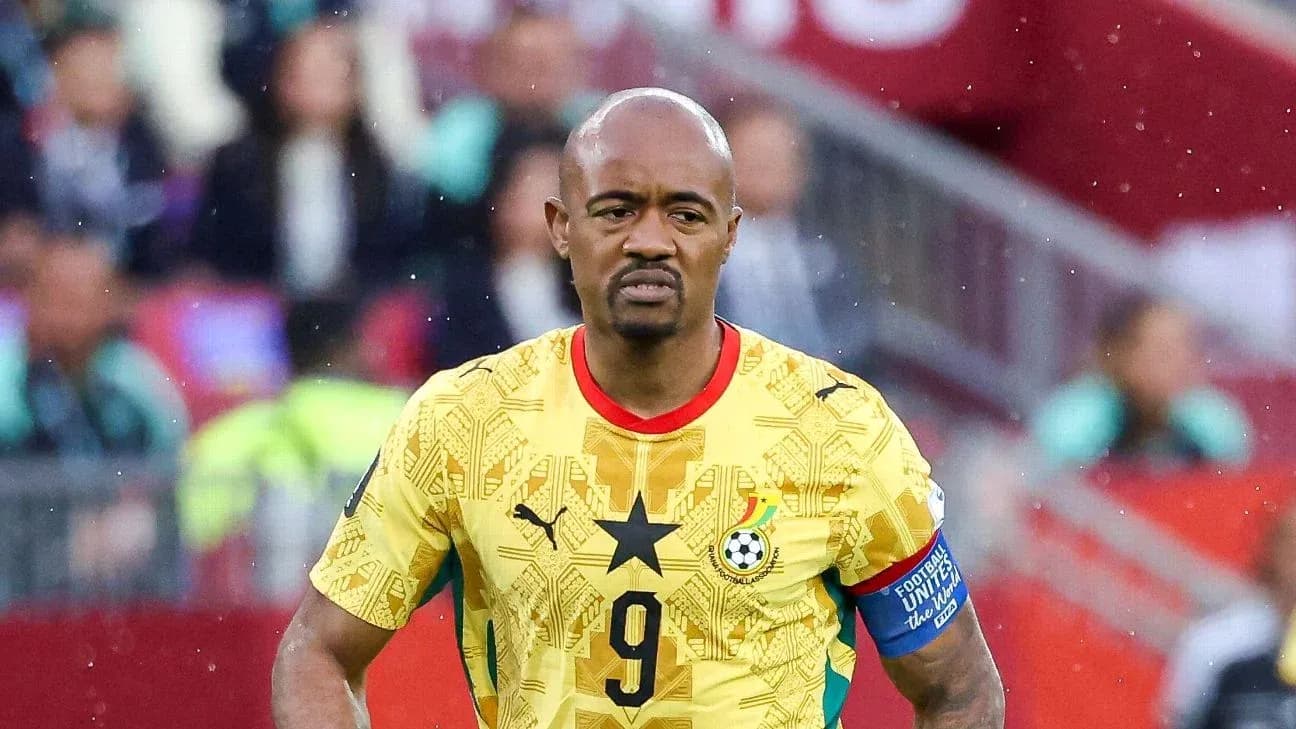 Ghanaian player wearing yellow jersey on field