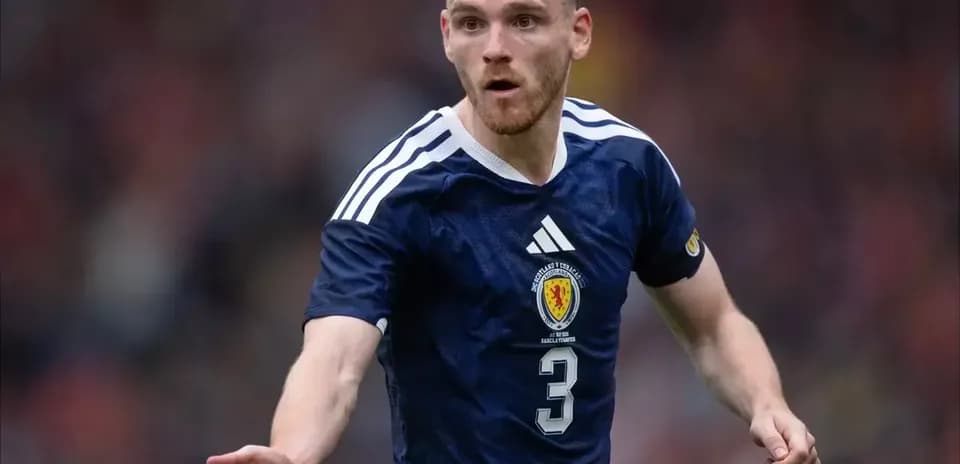 Scottish player gesturing during a match