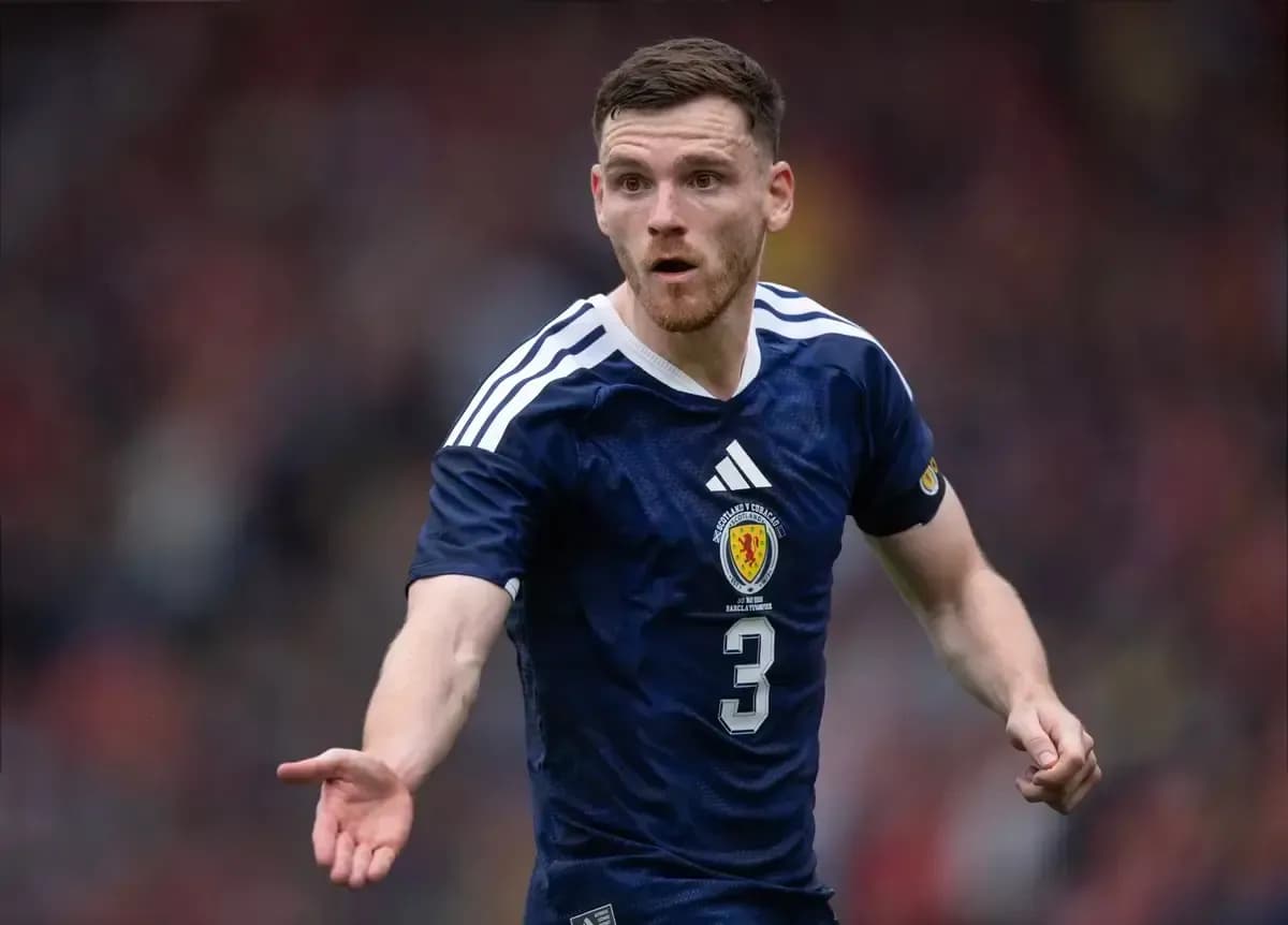 Scottish player gesturing during a match