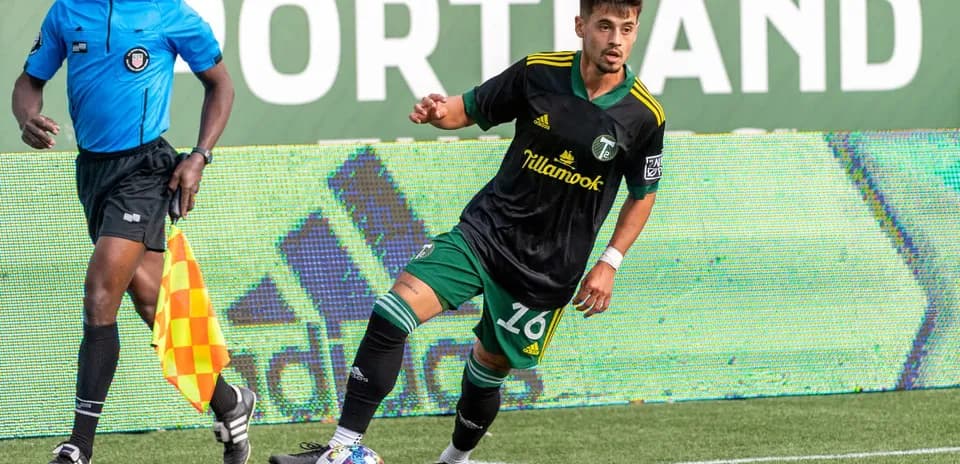 Portland Timbers II player in action during match