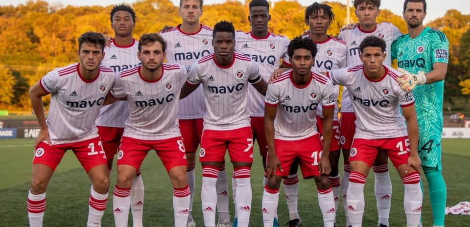 North Texas MLS Next Pro team posing for photo