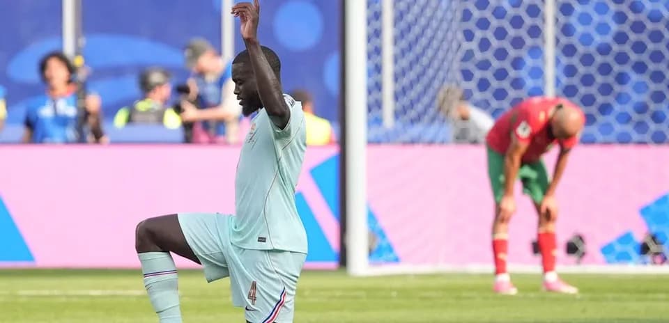 Player celebrating after scoring a goal during match