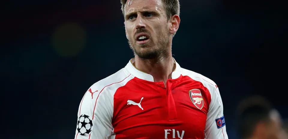 Arsenal player during a UEFA Champions League match