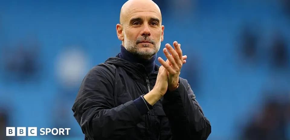 Coach applauding to fans after match