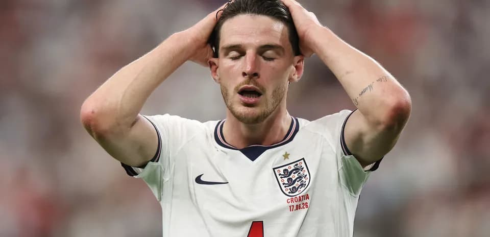Player with hands on head during match