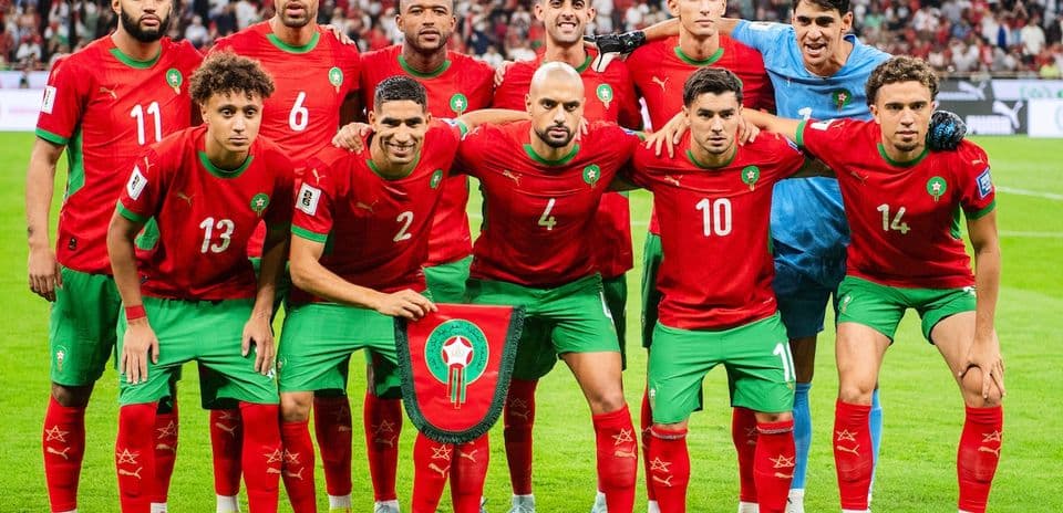 Morocco national football team group photo