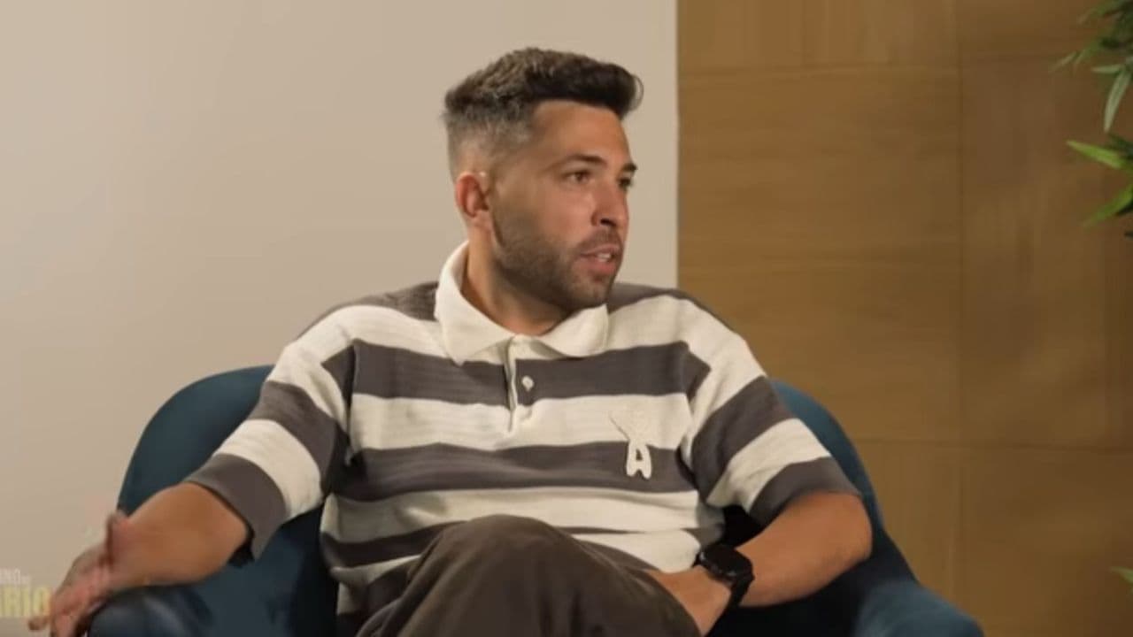 Person sitting in chair during interview