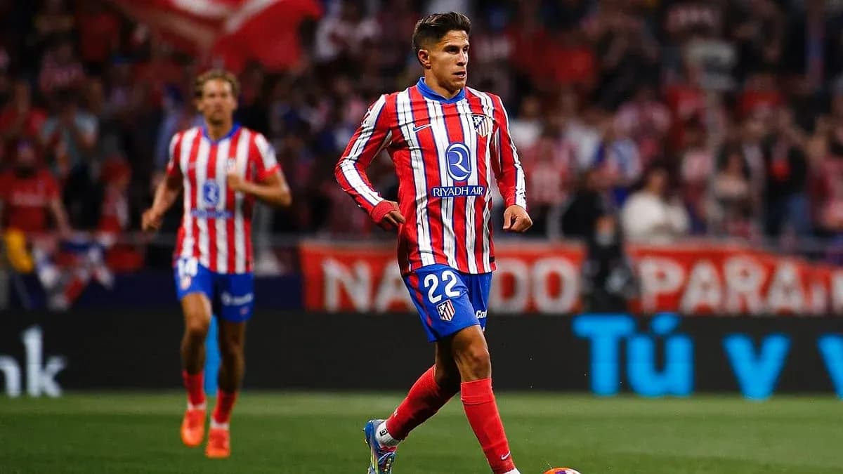 Atletico Madrid player during La Liga match