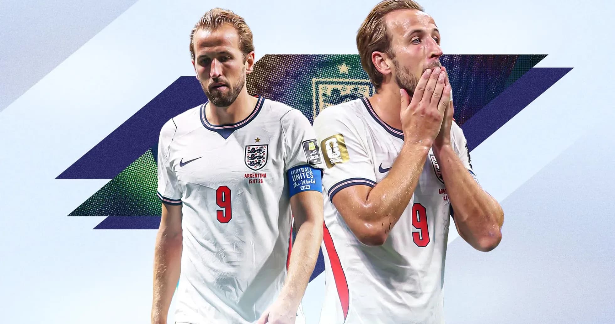 Harry Kane in England kit during a match