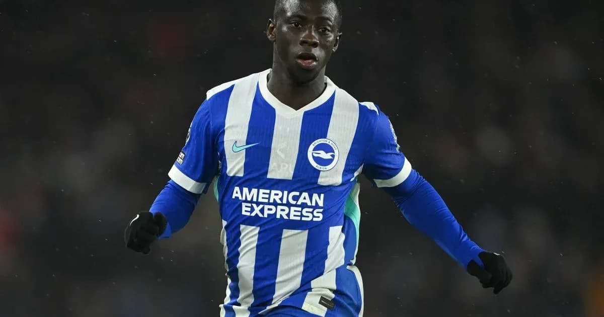 Player celebrating during a match for Brighton