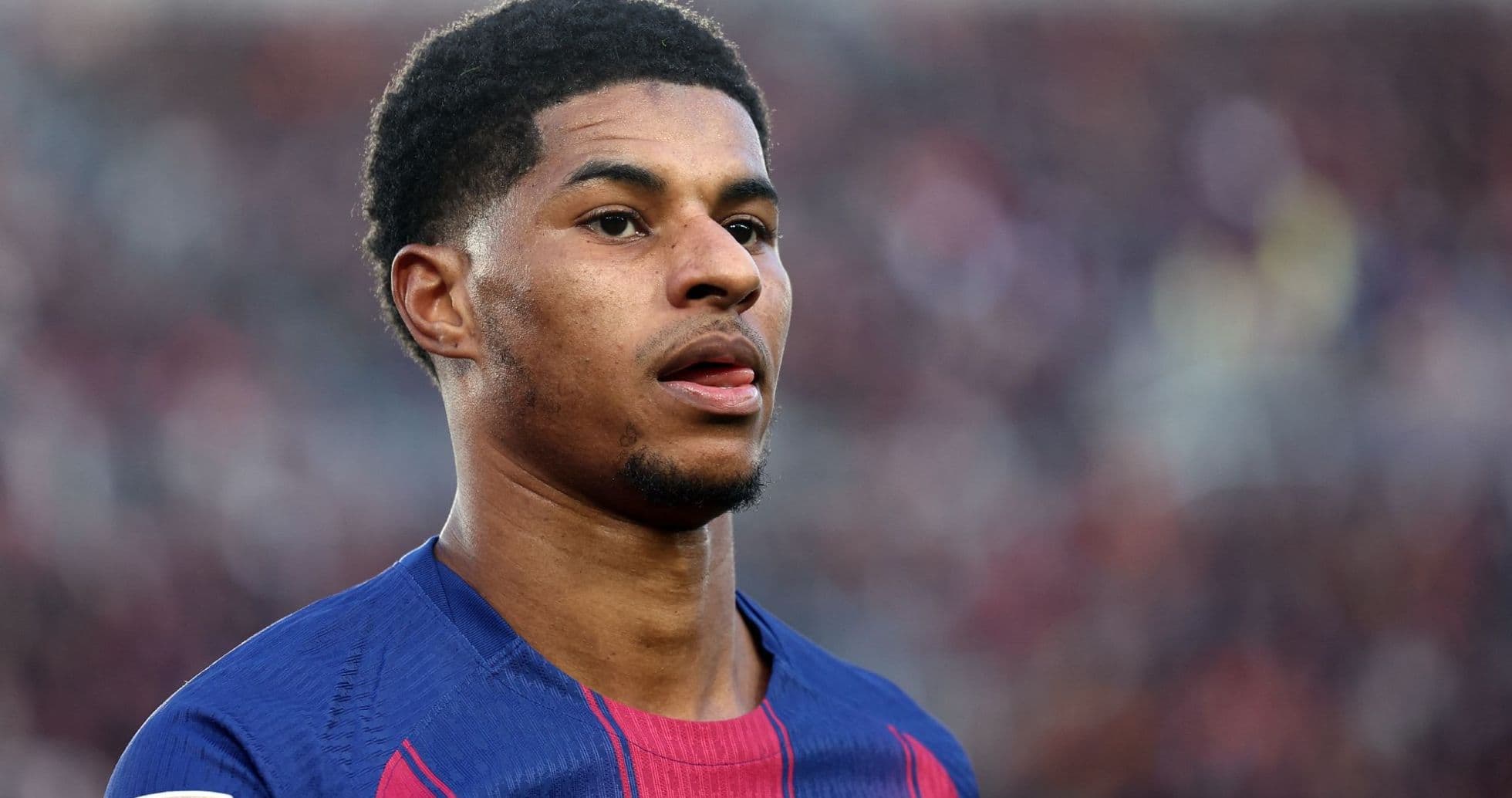 Player in Barcelona jersey during match