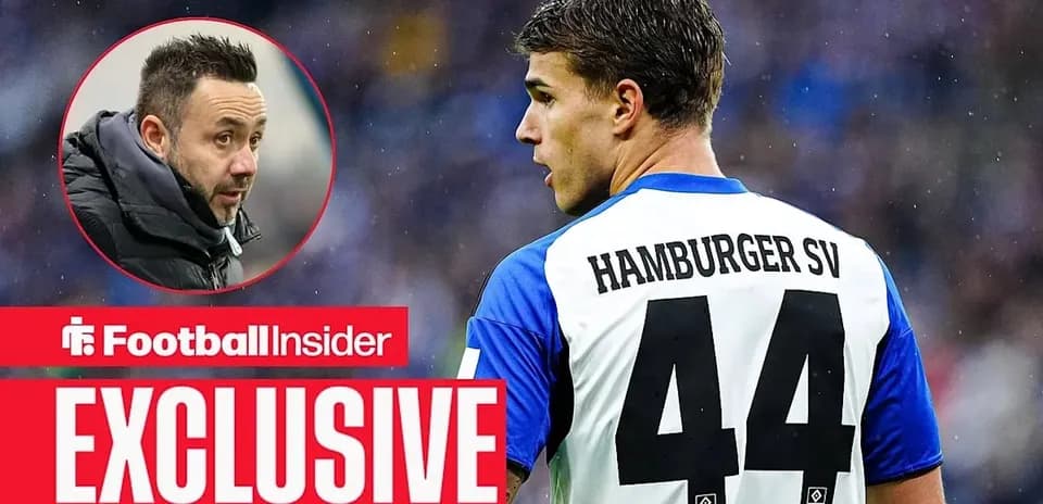 Player in Hamburger SV jersey during match