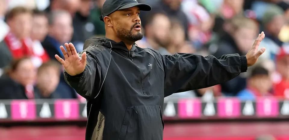 Coach directing players from the sidelines during match