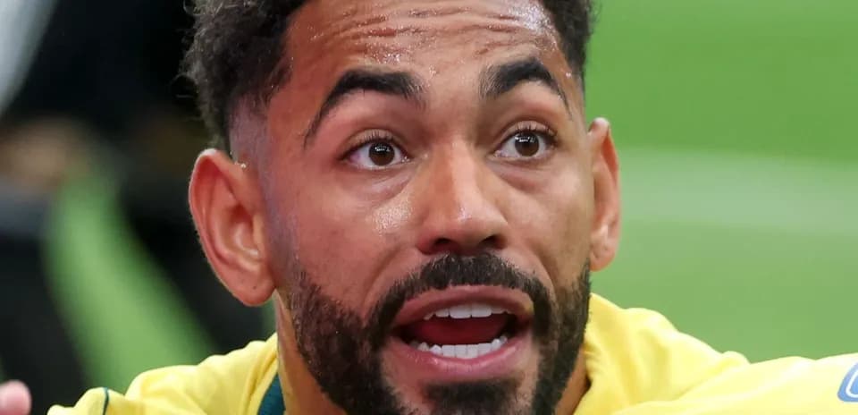 Player celebrating during a football match