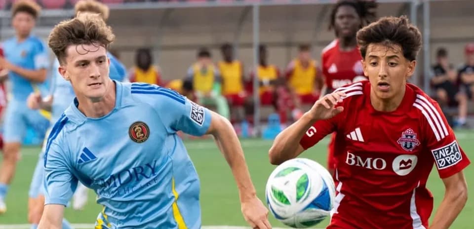 Atlanta United II player competes against Toronto II