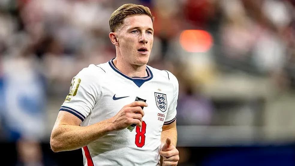 Player in England kit during a match