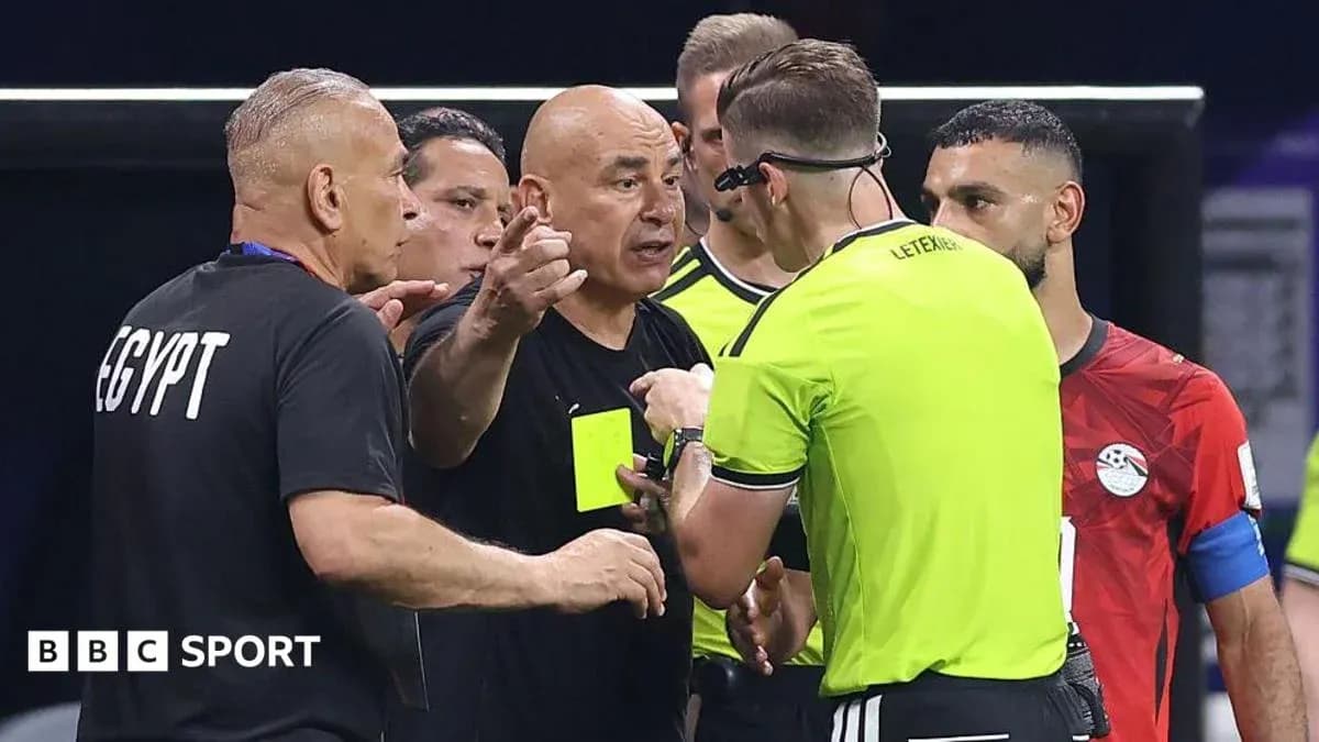 Coach arguing with referee during match discussion