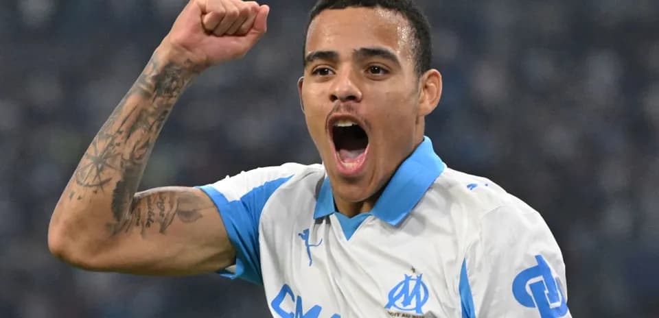 Player celebrating a goal during a match