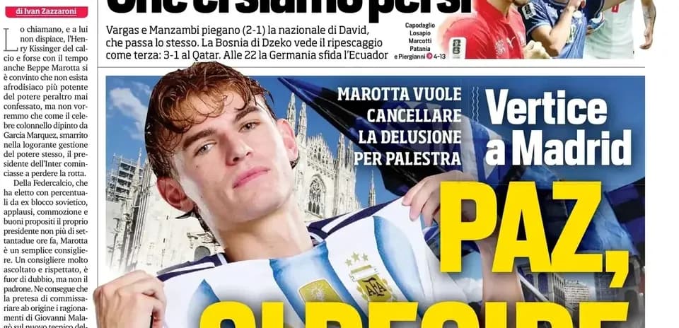 Football player in Argentina jersey posing confidently
