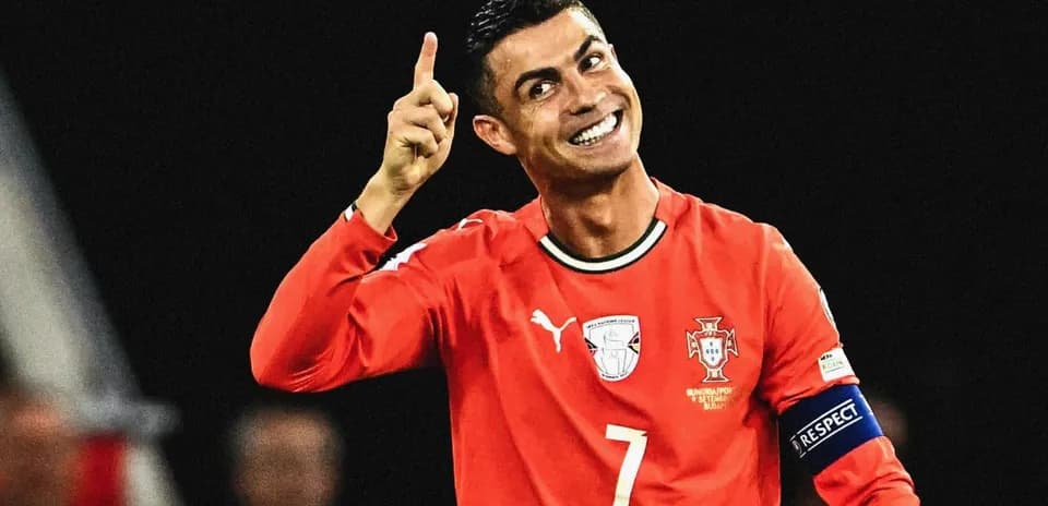 Player celebrating with raised finger during match