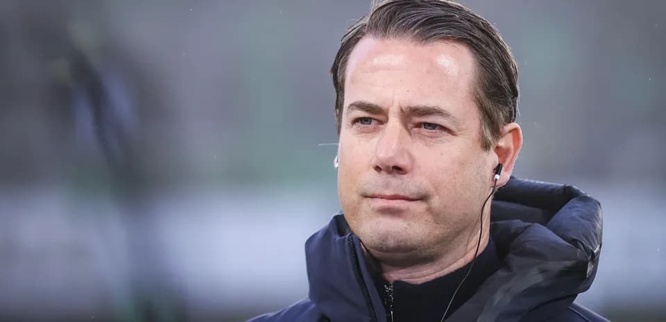 Man wearing headphones during a sporting event