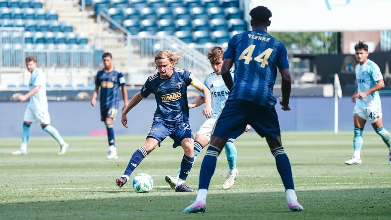 Chattanooga vs Philadelphia Union II match action