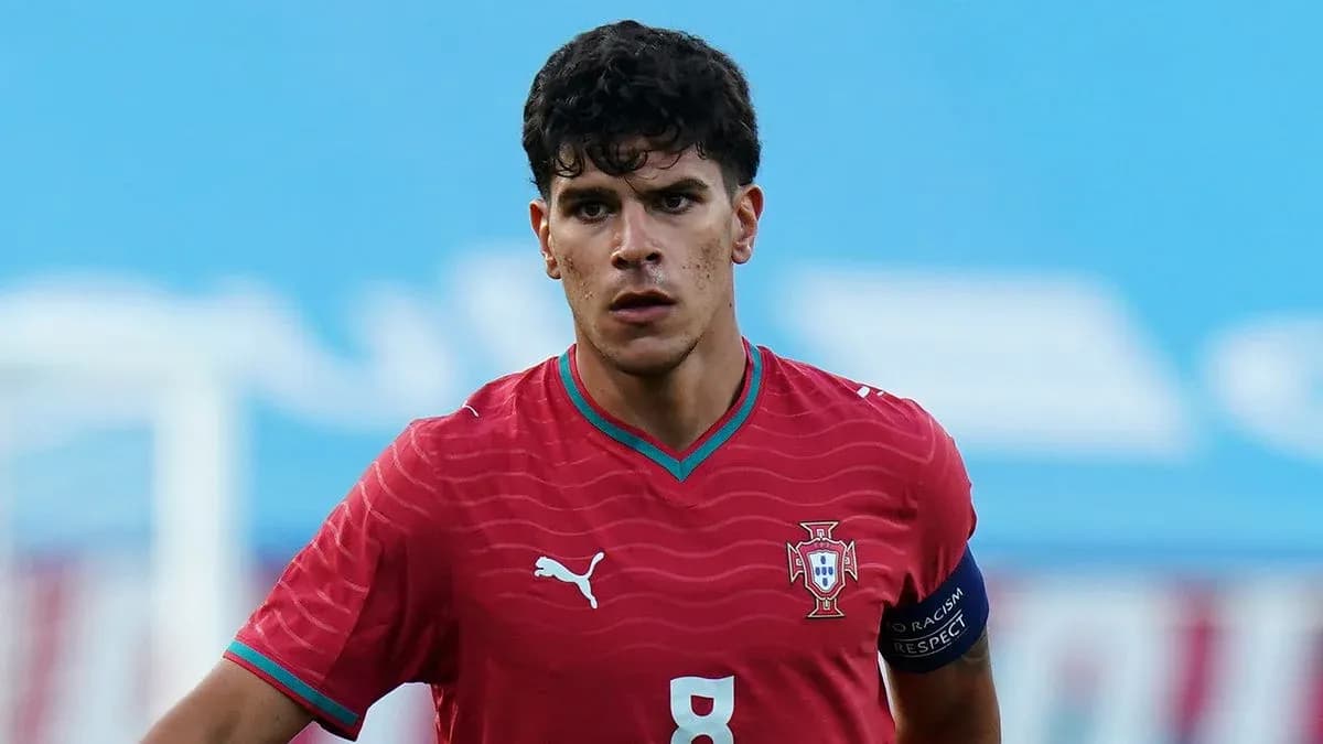 Player wearing Portugal jersey during a match
