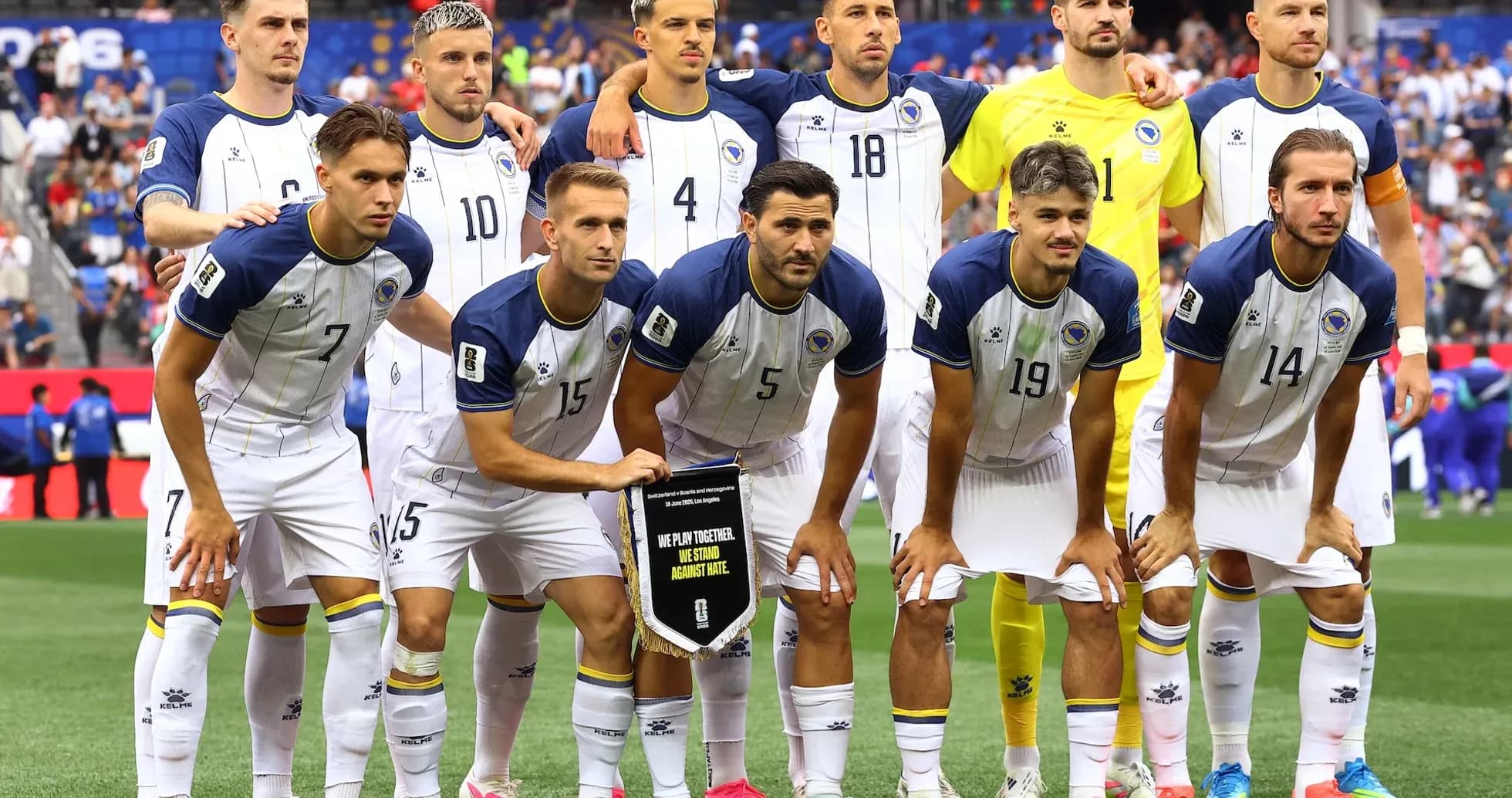 Bosnia and Herzegovina national team lineup