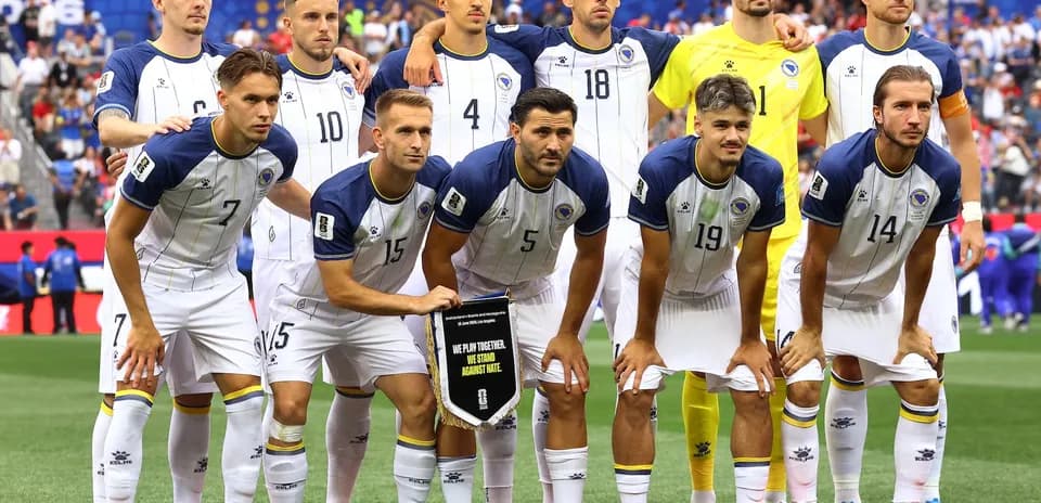 Bosnia and Herzegovina national team lineup