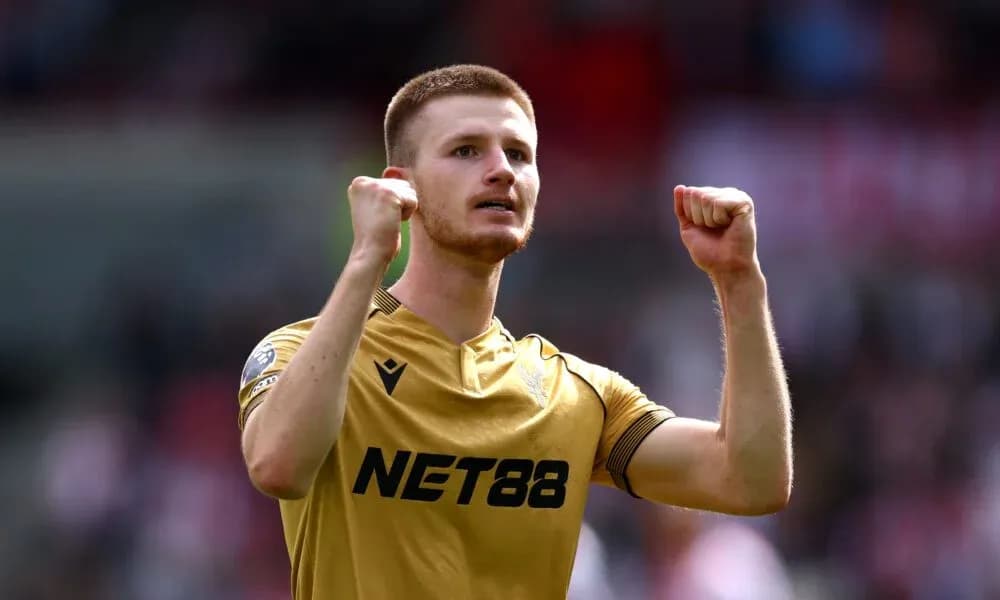 Player celebrating victory with raised fists