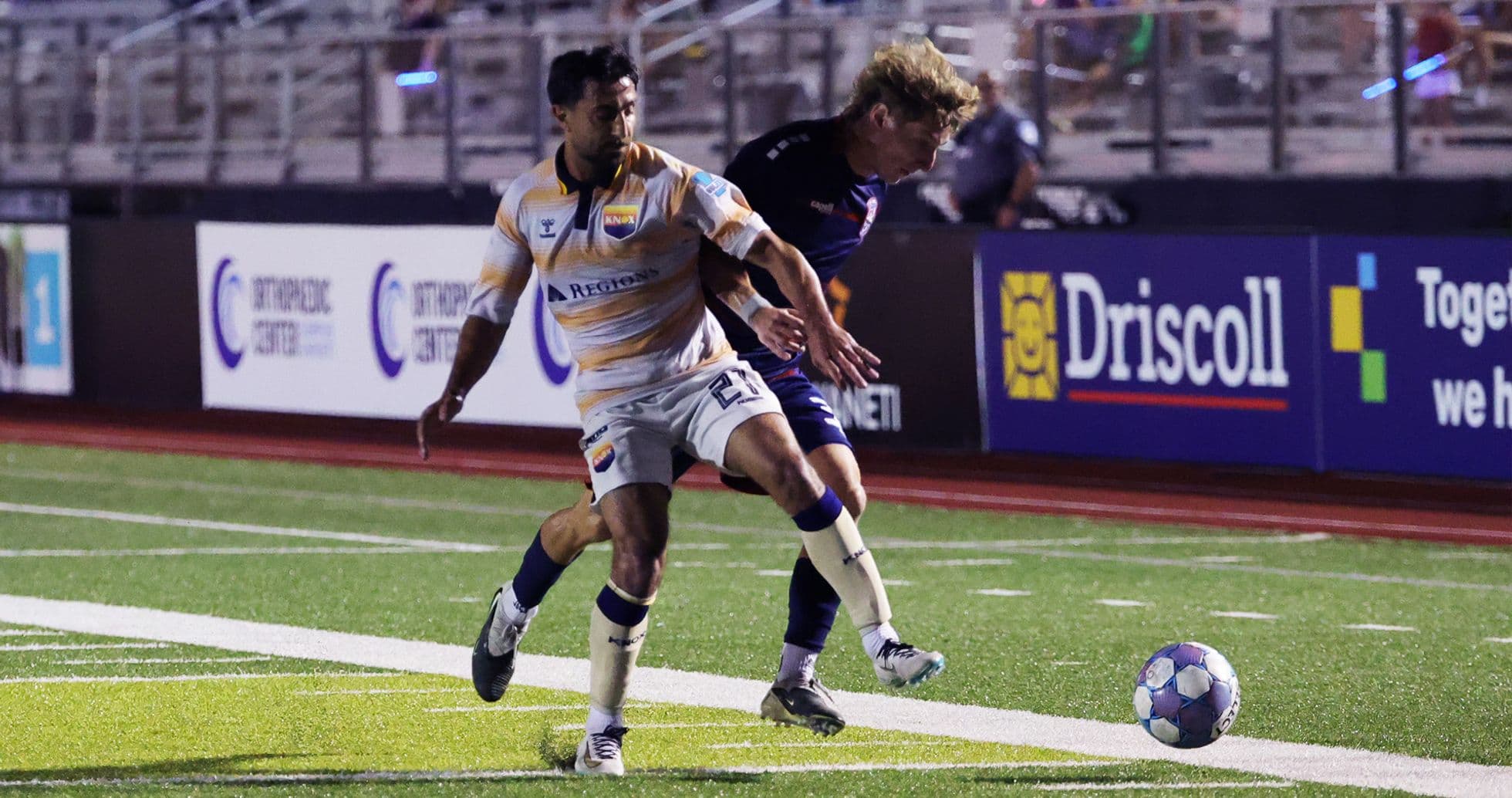 One Knoxville player in action against Chattanooga One Knoxville player in action against Chattanooga