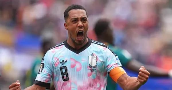 Player celebrating a goal during a match Player celebrating a goal during a match