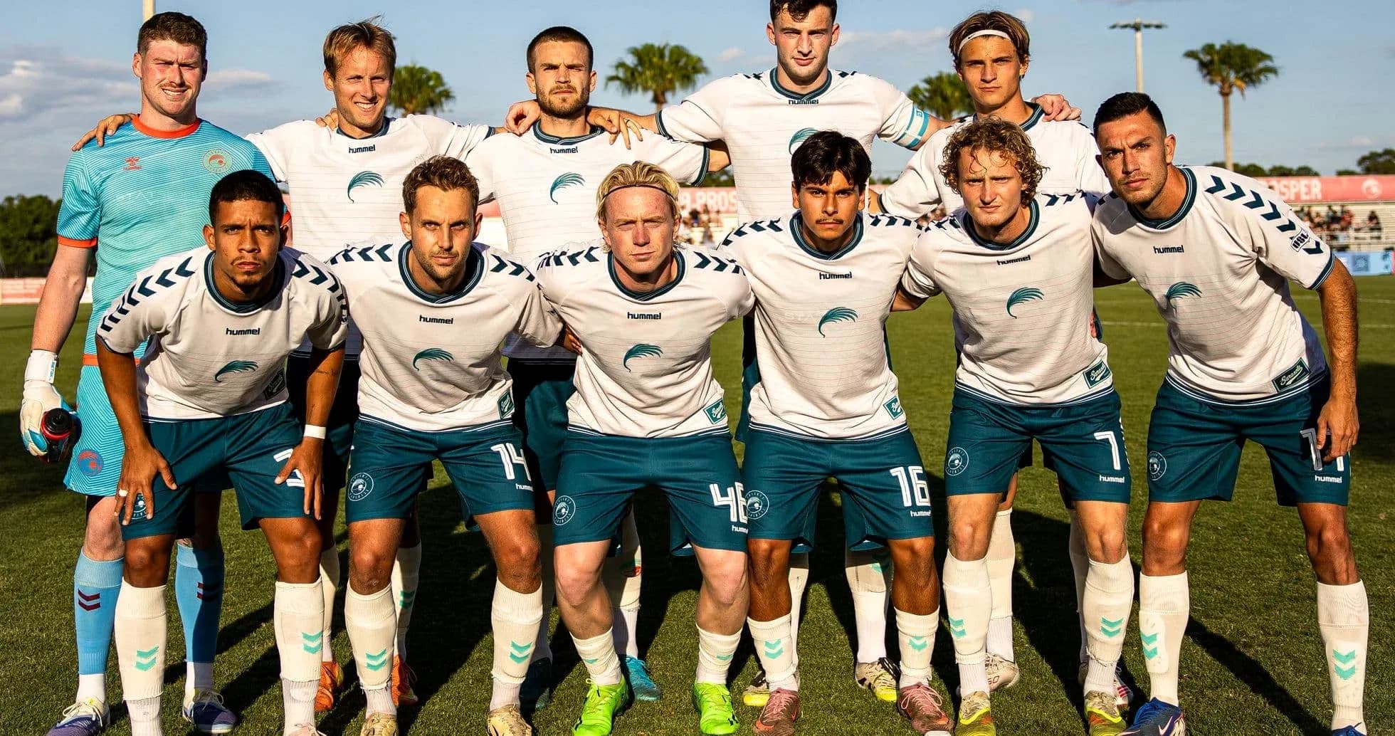 Naples team photo before USL League One Cup match Naples team photo before USL League One Cup match