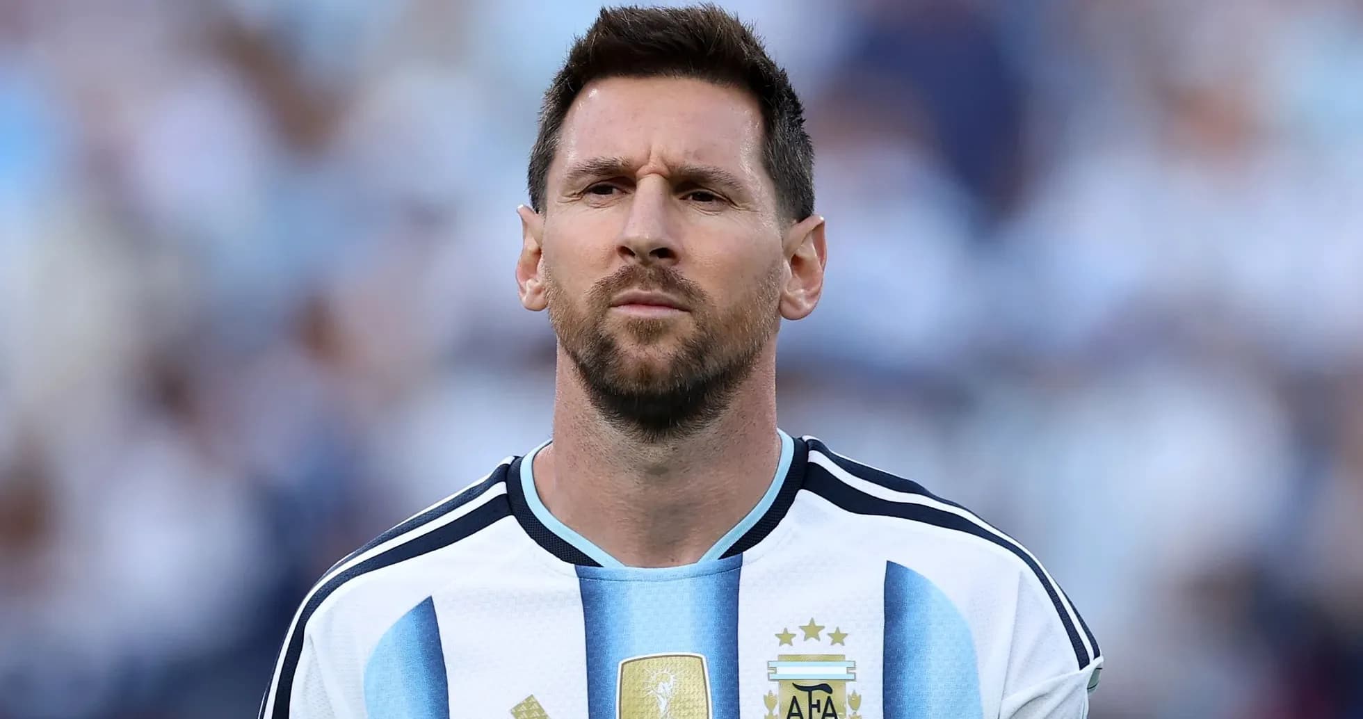 Lionel Messi in Argentina national team jersey Lionel Messi in Argentina national team jersey