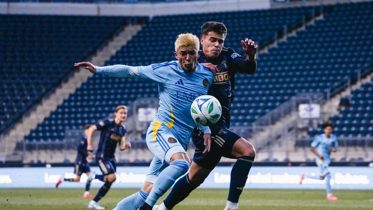Philadelphia Union II player challenges Atlanta United II Philadelphia Union II player challenges Atlanta United II