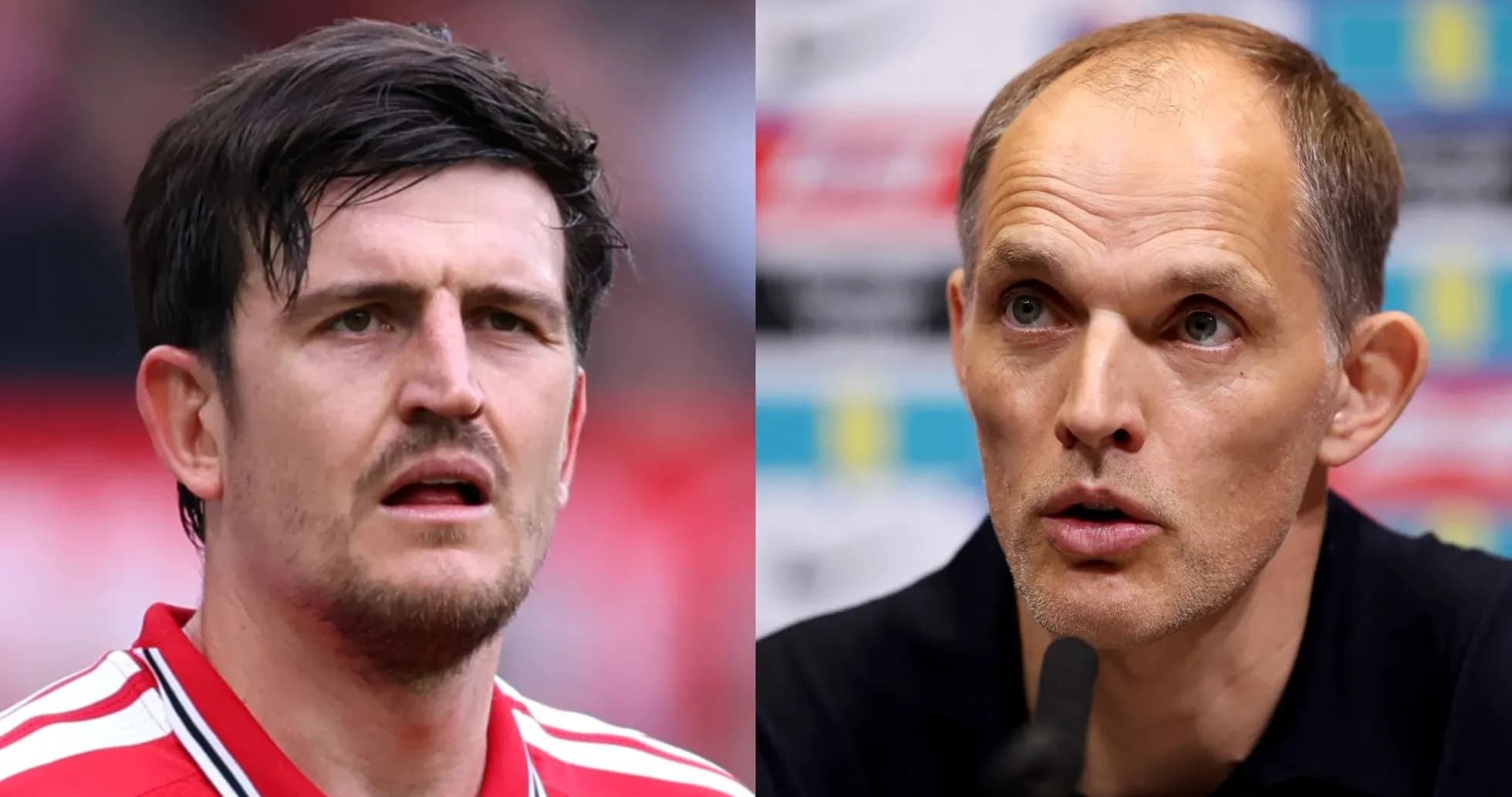 Side-by-side images of a football player and a coach Side-by-side images of a football player and a coach