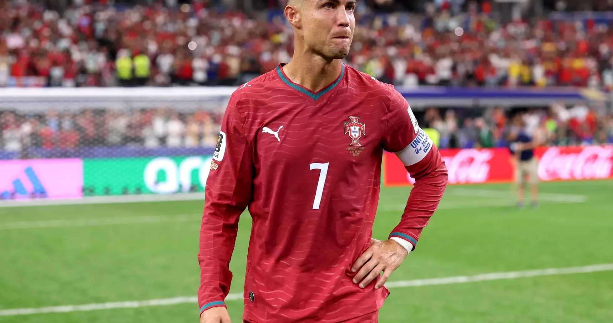Cristiano Ronaldo during Portugal vs Spain match Cristiano Ronaldo during Portugal vs Spain match