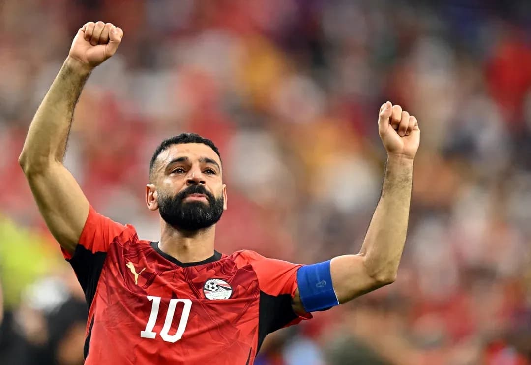 Egyptian player celebrating during a match Egyptian player celebrating during a match