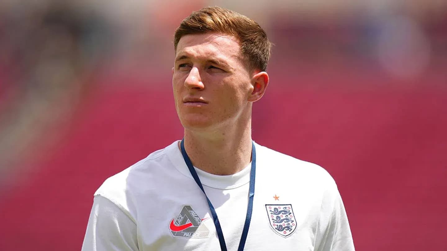Player in England kit during match warm-up Player in England kit during match warm-up