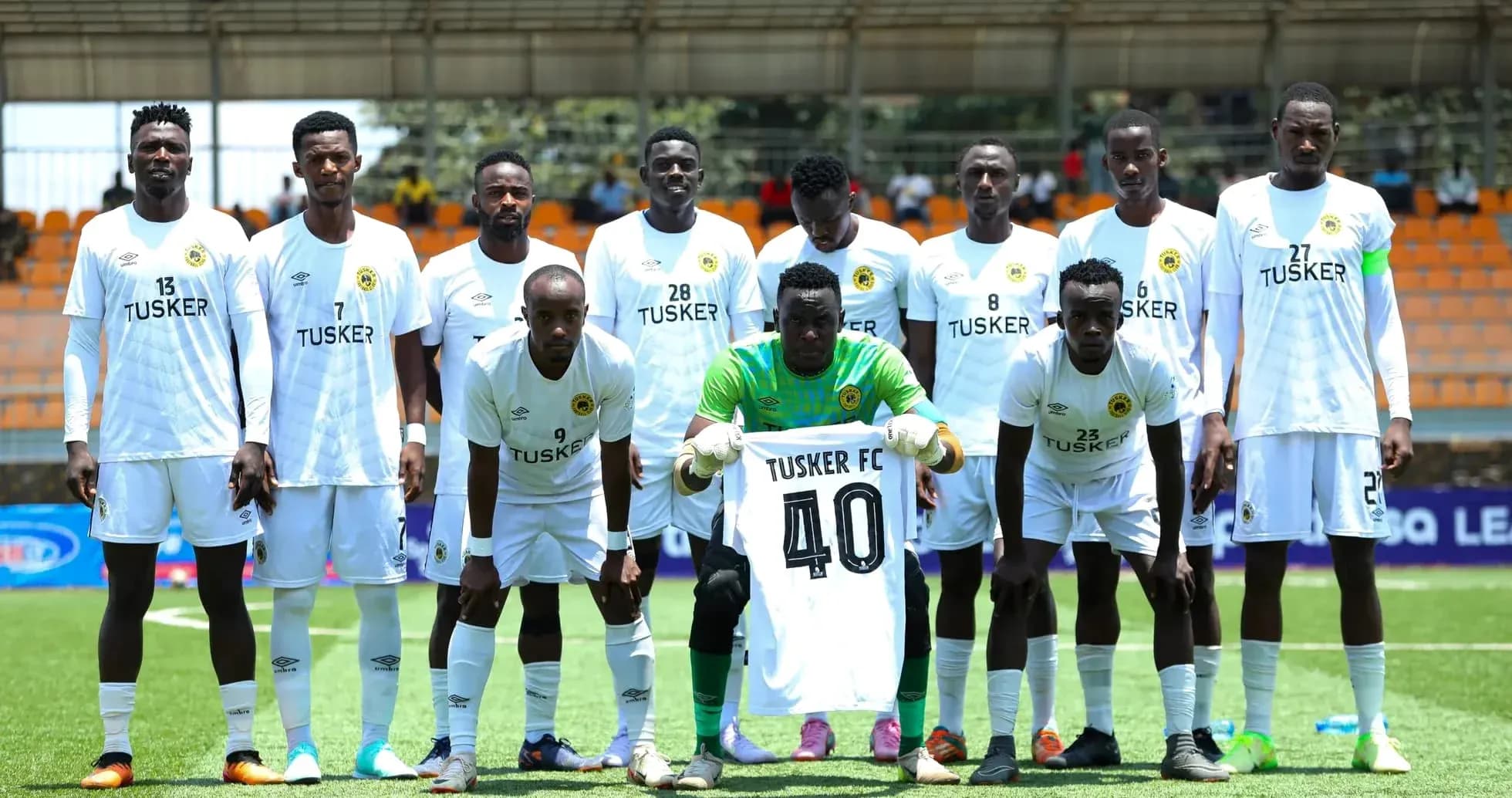 Tusker FC team posing for match photo Tusker FC team posing for match photo