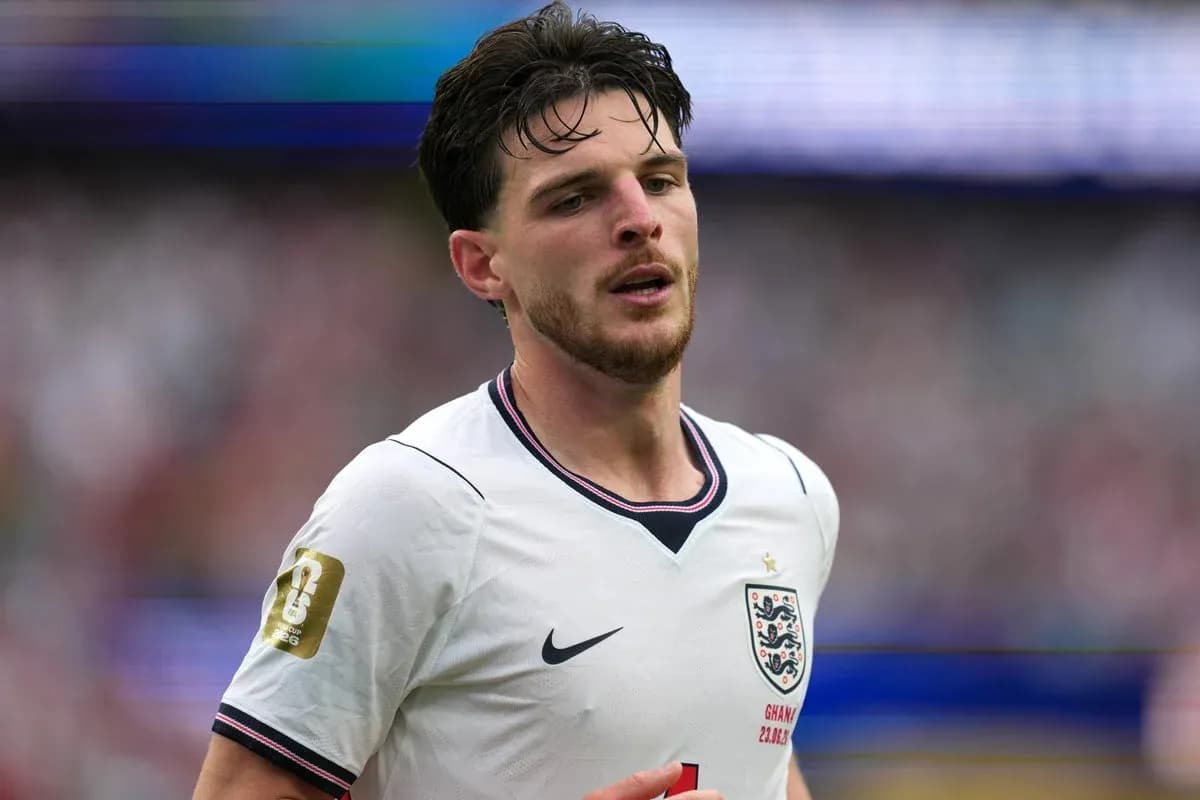 Player in England kit during a football match Player in England kit during a football match