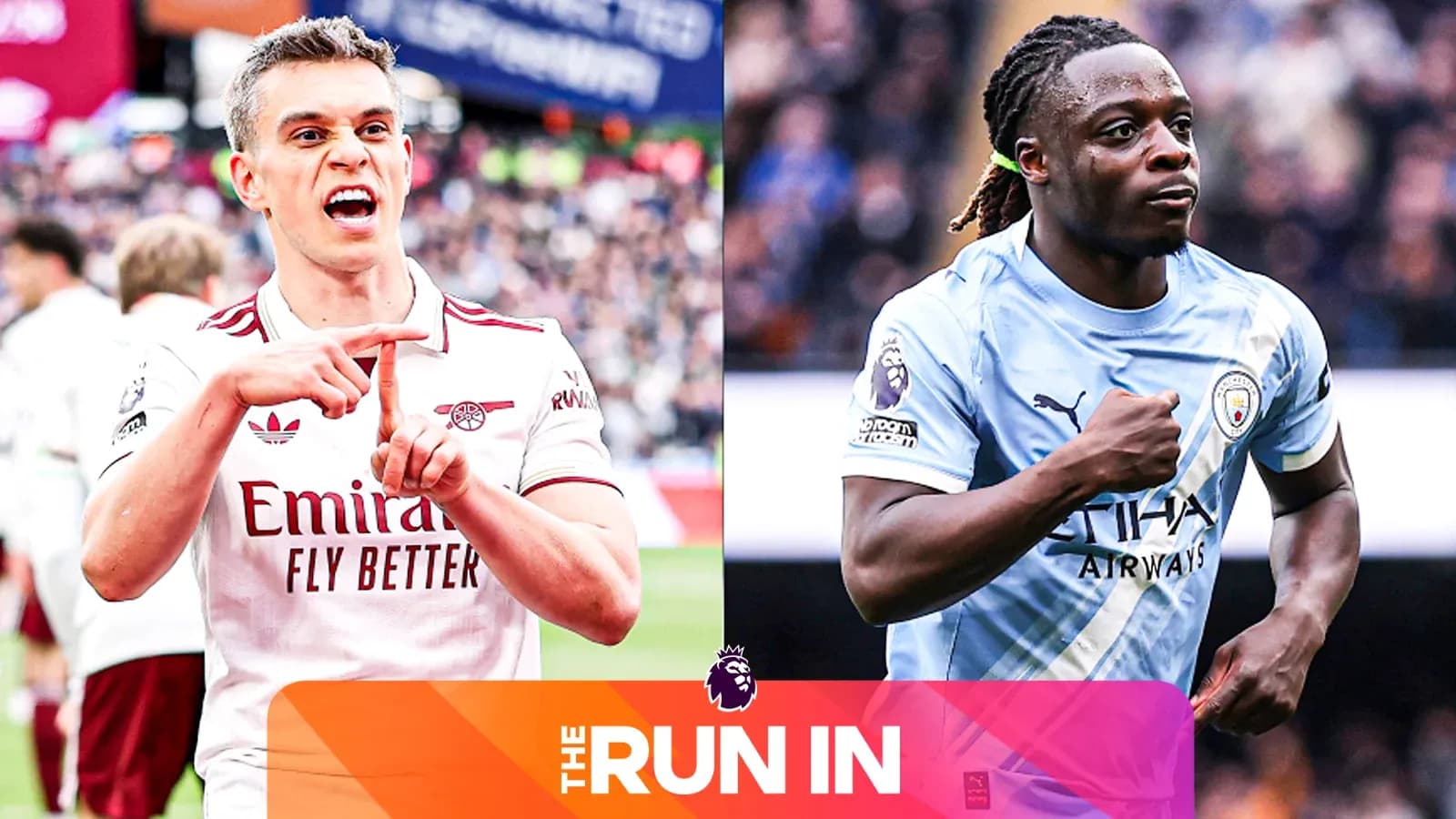 Arsenal and Manchester City players celebrating during match Arsenal and Manchester City players celebrating during match