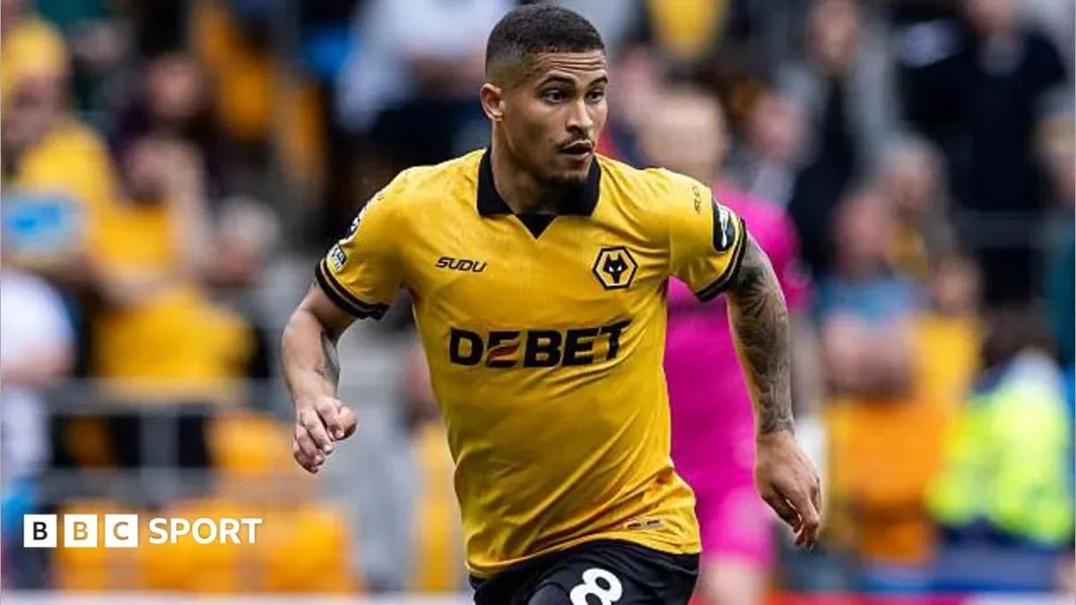 Wolverhampton player running during a match Wolverhampton player running during a match