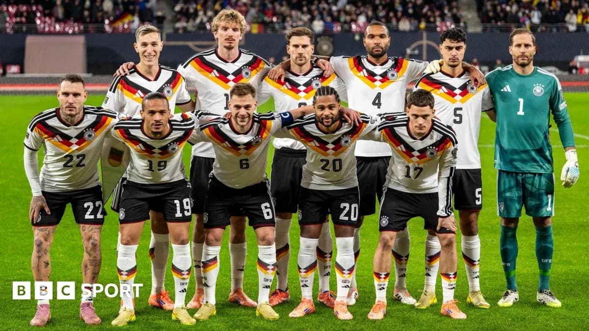 Germany national football team posing for team photo Germany national football team posing for team photo