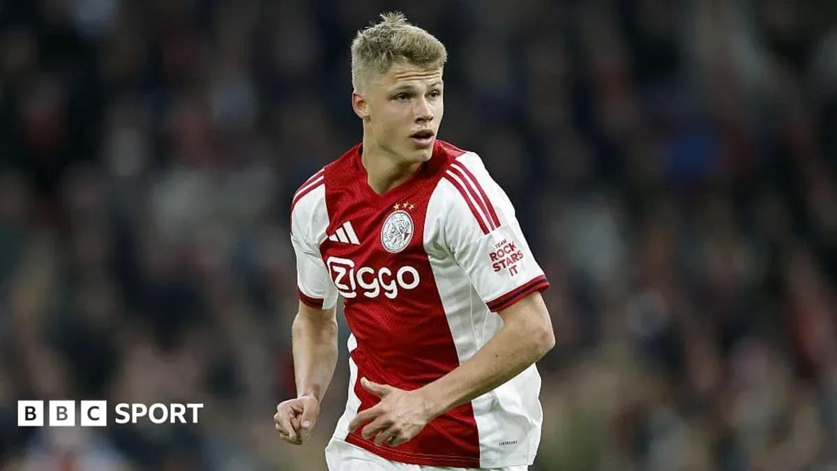 Player wearing Ajax kit during a match Player wearing Ajax kit during a match