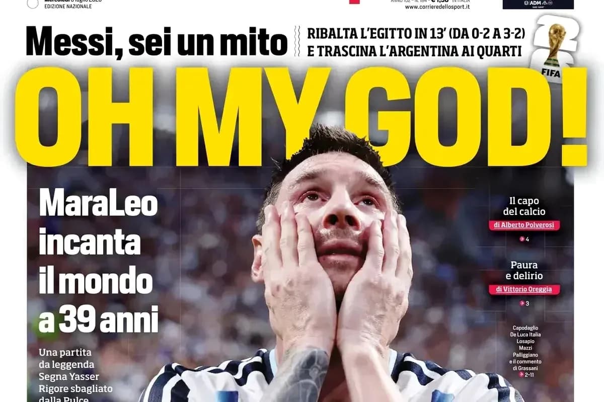 Lionel Messi with hands on his face in celebration Lionel Messi with hands on his face in celebration